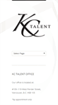 Mobile Screenshot of kctalent.com