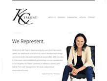 Tablet Screenshot of kctalent.com